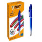 Pack de 12 - Bic 4 Couleurs Dégradé Doux Bleu Stylo à Bille Rétractable - Pointe Moyenne de 1,0 mm Pack de 12 - Bic 4 Couleurs Dégradé Doux Bleu Stylo à Bille Rétractable - Pointe Moyenne de 1,0 mm
