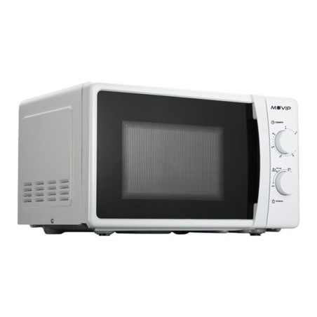 Muvip Micro-ondes - Capacité 20L - Puissance 700W - 6 Niveaux de Puissance - Minuteur 30min - Décongélation - Couleur Blanche