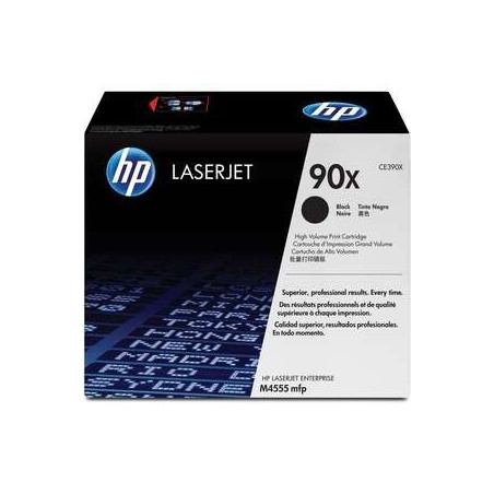 Toner noir authentique HP CE390X - 90X - Boite ouverte