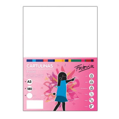 Fabrisa Pack de 50 Feuilles de Papier 180 g/m² - Taille A3 - Couleur Blanche