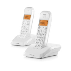 Téléphone sans fil DECT Motorola S1202 + 1 supplémentaire - Identification des appels - Répondeur - Mains libres