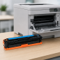 Generico HP CB541A/CE321A/CF211A Cyan Cartucho de Toner - Reemplaza 125A/128A/131A