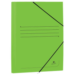 Pack de 20 - Chemise en Carton Enduit Mariola avec Rabats Folio 500gr/m2 - Mesures 34x25x1cm