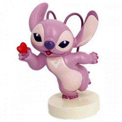 Enesco Disney Lilo  Stitch Ange avec cœur  Figurine de collection  Fabriquée en résine  Sculptée et peinte à la main