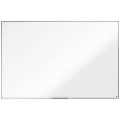 Tableau blanc en mélamine Nobo Essence 1800x1200mm - Cadre en aluminium anodisé - Plateau marqueur - Couleur blanc