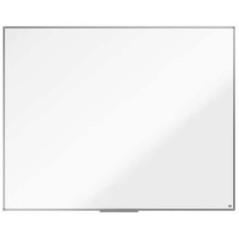 Tableau blanc magnétique en acier Nobo Essence 1500x1200mm - Cadre en aluminium anodisé - Plateau marqueur - Couleur blanc
