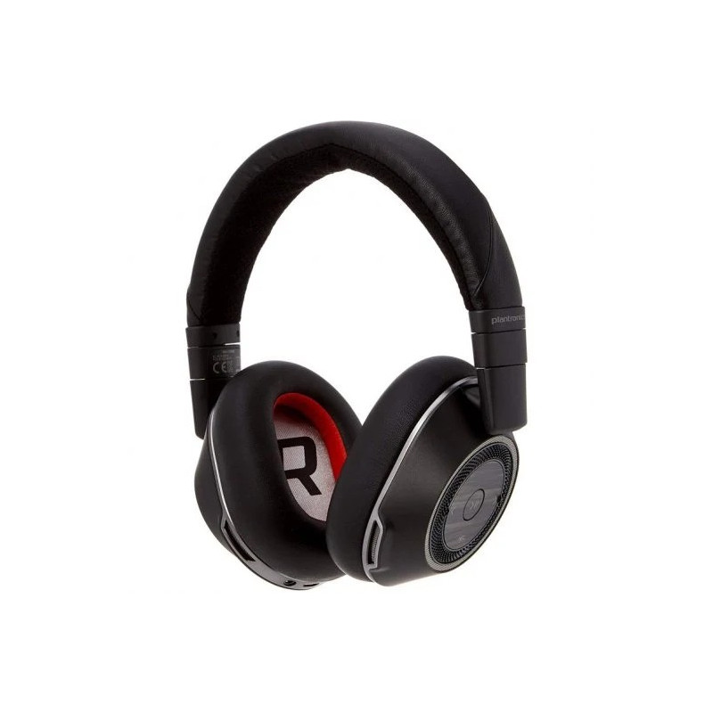 Casque Plantronics/Poly Voyager 8200 UC avec microphone Bluetooth 4.01 - Suppression du bruit - Oreillettes rembourrées