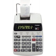 Calculatrice d'impression Canon MP120-MG-ES avec écran LCD 1 ligne à 12 chiffres