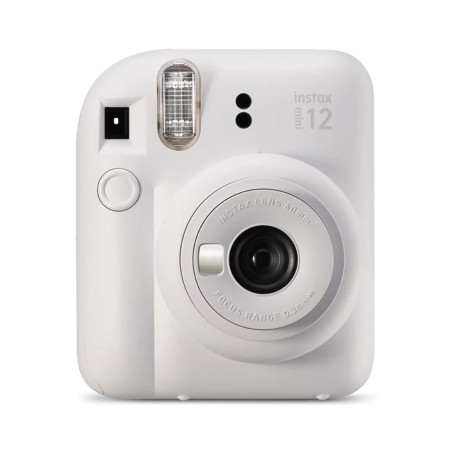 Appareil photo instantané Fujifilm Instax Mini 12 Clay White - Taille dimage 62 x 46 mm - Flash automatique