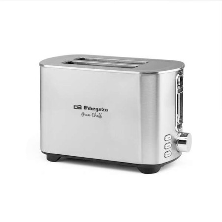 Grille-pain double tranche Orbegozo TO 5030 - Grille-pain puissant et polyvalent avec 6 niveaux de grillage