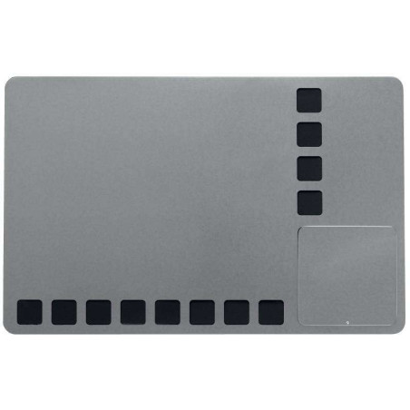Nobo Petit Tableau Blanc Magnétique avec Grilles en Mousse pour Fixer des Notes - 610x390mm - Multifonctionnel et Sans Cadre