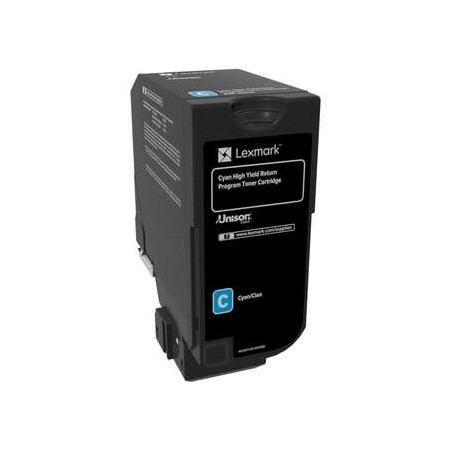 Toner cyan originale Lexmark XC4140de/XC4150de - 24B6717